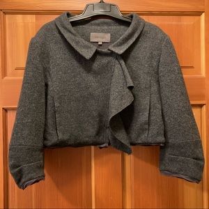 ERYN BRINIÉ wool blend cropped jacket, size M